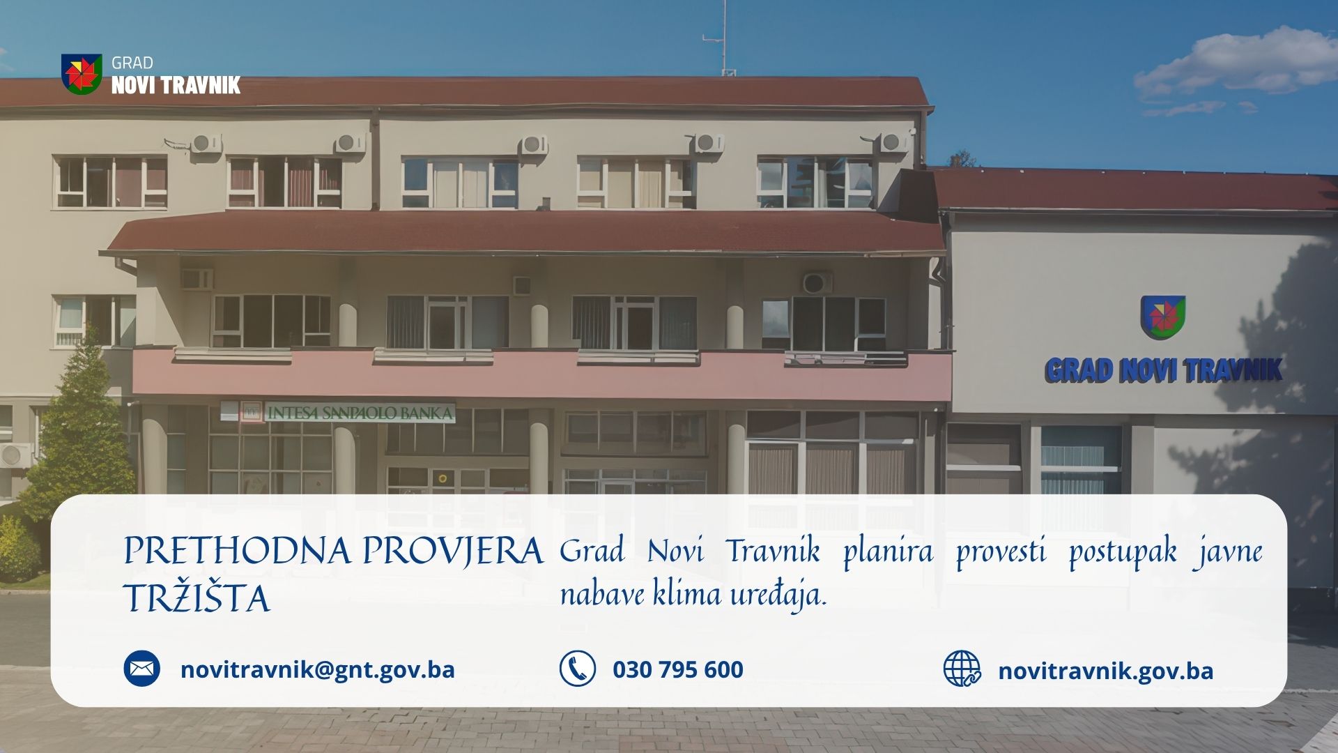  Prethodna provjera tržišta: Planirana nabava klima uređaja