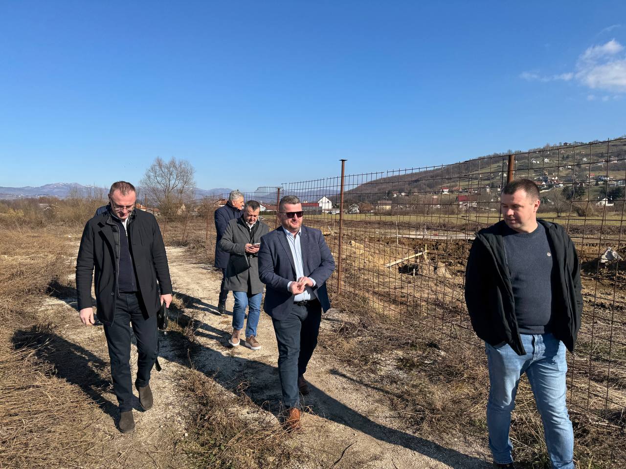 Gradonačelnik Dujo s predstavnicima Uprave JP HZHB obišao gradilište zgrade Elektroprivrede 