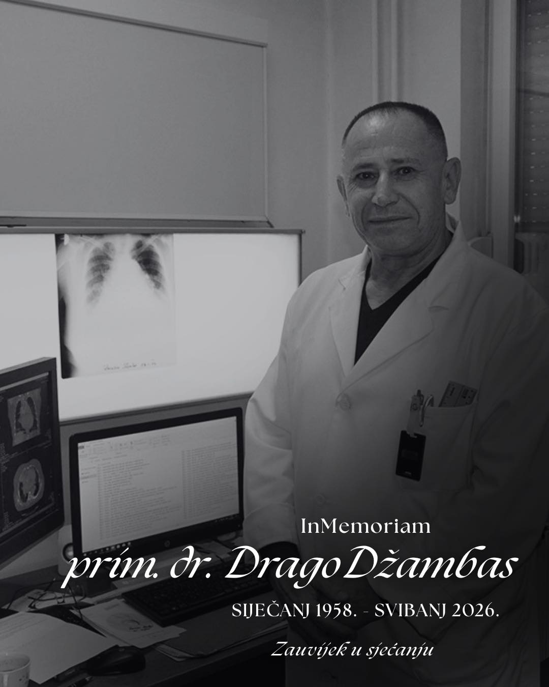 IN MEMORIAM: PRIM. DR. DRAGO DŽAMBAS