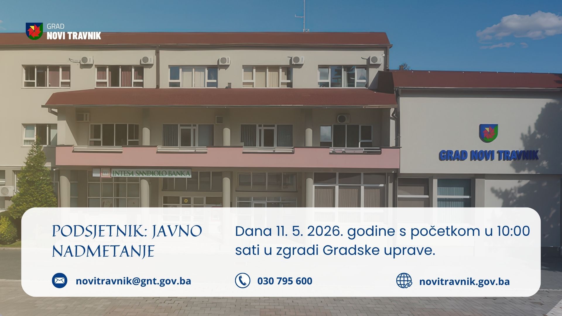 Podsjetnik: Javno nadmetanje - licitacija 