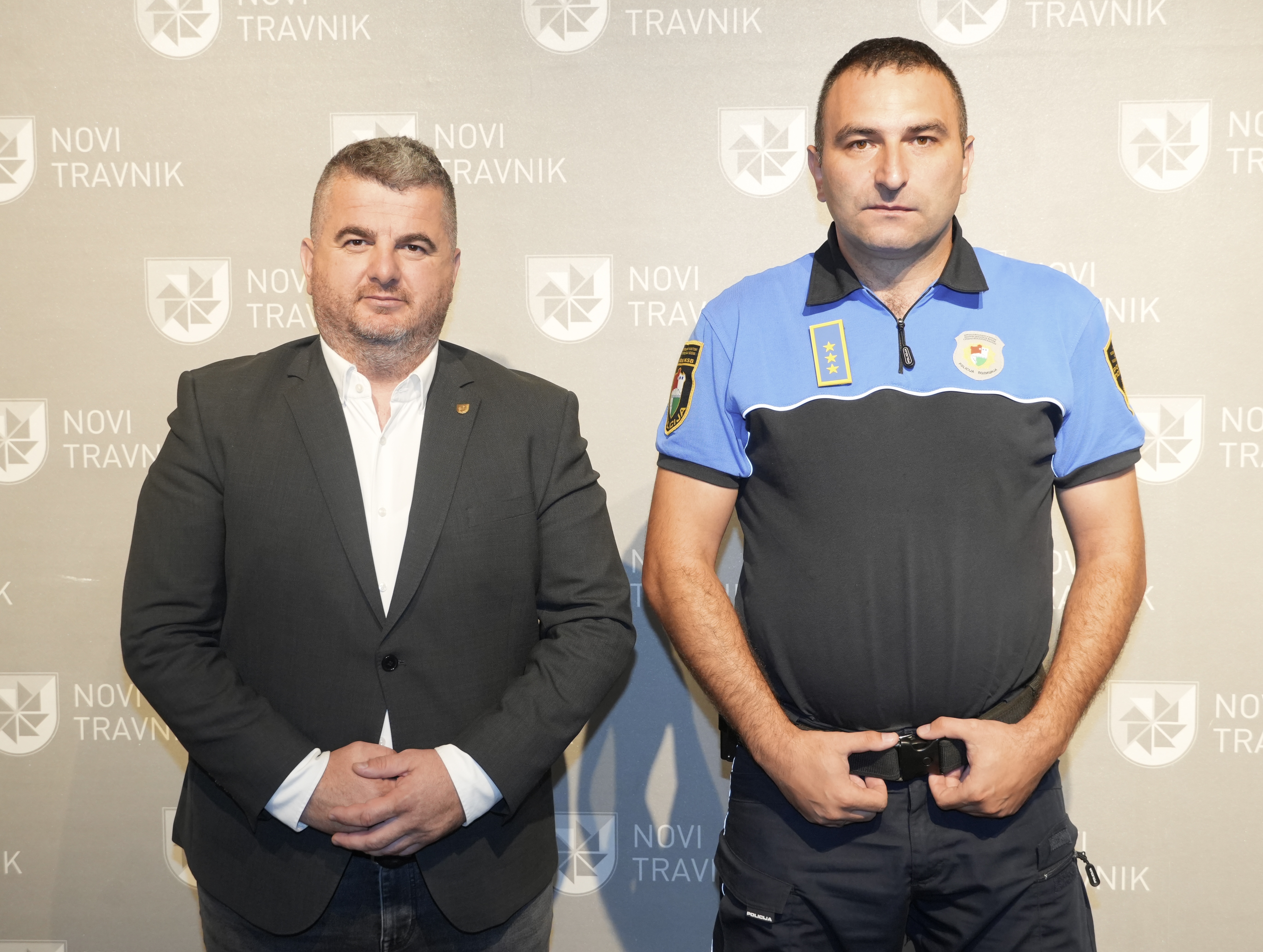 Gradonačelnik Dujo održao sastanak s novim zapovjednikom PS Novi Travnik Robertom Gazibarićem